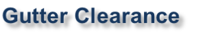 Gutter Clearance 